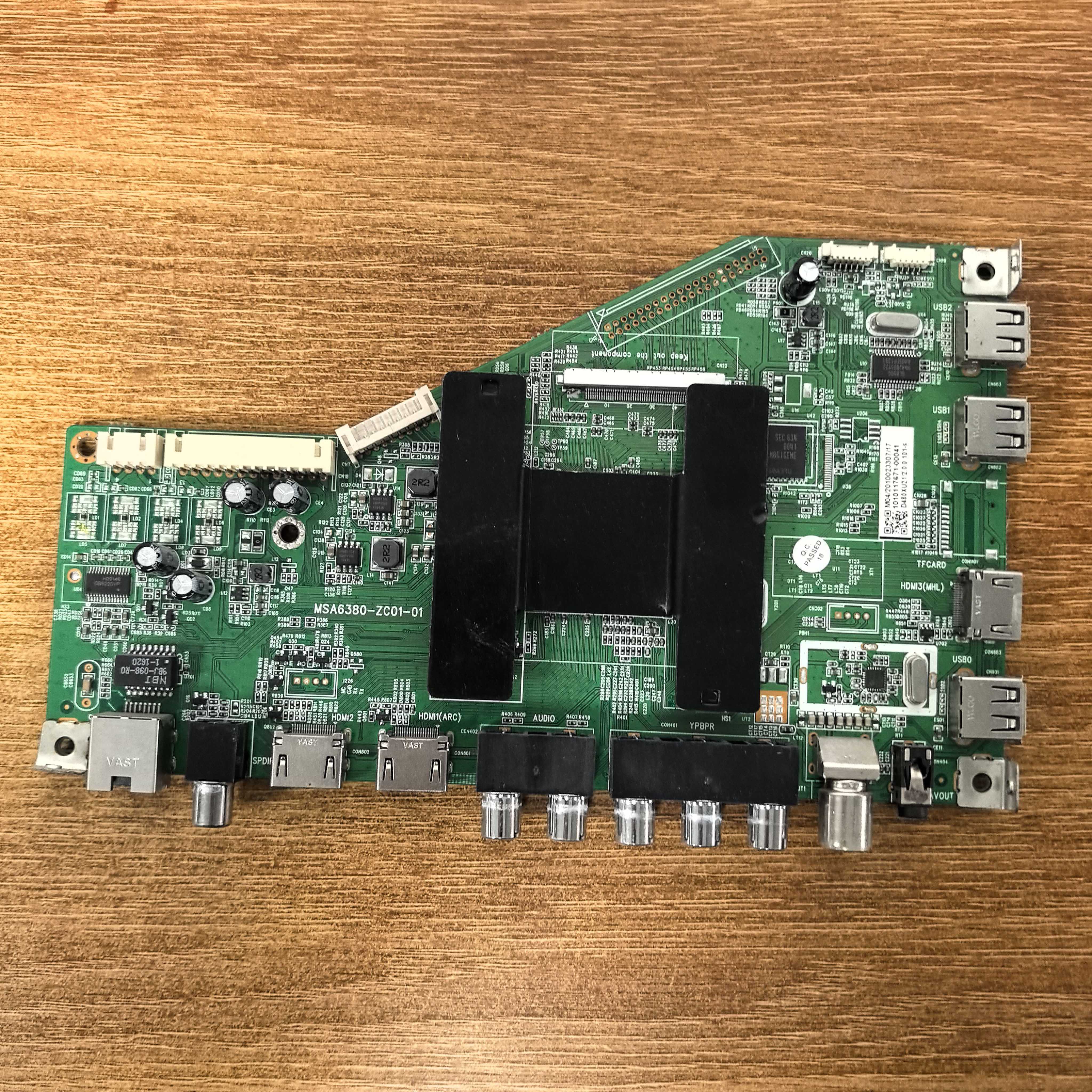 原装海尔LS48H310G主板MSA6380-ZC01-01配屏LSC480FN02-R现货测好