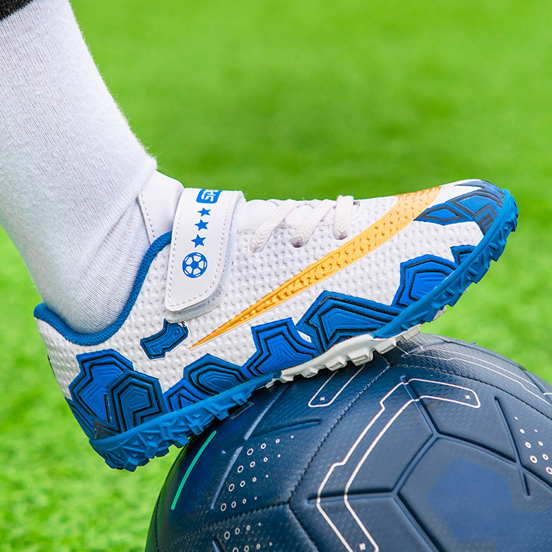 儿童足球鞋男童碎钉TF少儿小学生专业训练鞋男孩女孩新款旋转扣,运动鞋new,足球鞋,淘宝优惠券,粉丝福利购,淘宝优惠卷