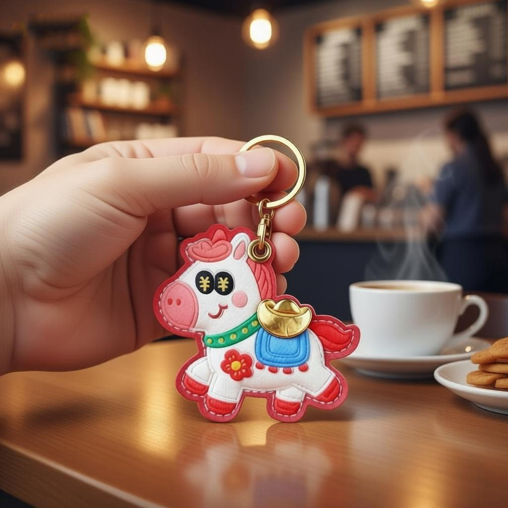 发财马年门禁卡套钥匙扣新年礼物