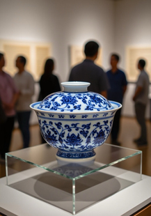 赏瓷论语 盖碗景德镇 柴窑青花 柴窑缠枝莲