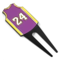 Single Purple #24 Green Fork