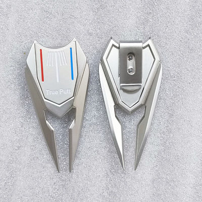 现货高尔夫球叉Sparta多功能果岭叉True Putt红白蓝球标golf mark