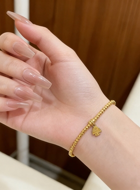 新款金色黄鱼手链女时尚百搭气质精致情人节送女友闺蜜生日礼物