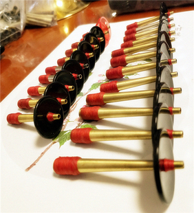 贾氏纯手工唢呐哨片子加厚长铜芯子信子笛冲子免修钦子花天葫芦芯