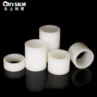 ABS垫圈绝缘套 M10尼龙隔离柱圆形塑料空心直通柱垫高支撑间隔柱