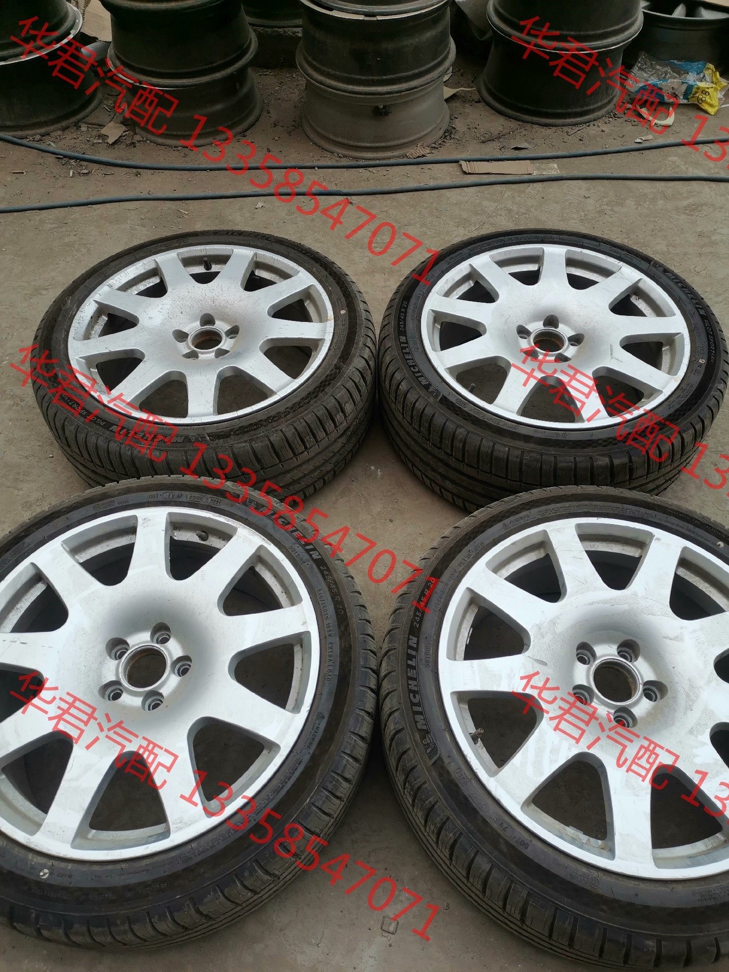 议价 米其林245/45R20四条打包出，标价是一个轮胎价格不含轮