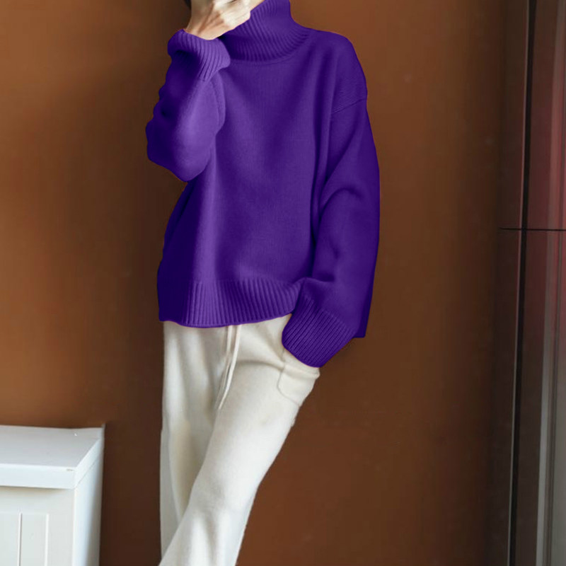 亮眼女主！定染蜜桃粉~重磅高领羊绒衫女加厚纯羊绒毛衣宽松慵懒,女装/女士精品,羊绒衫,淘宝优惠券,粉丝福利购,淘宝优惠卷