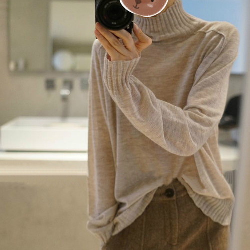 金家风尚高端100%纯山羊绒衫