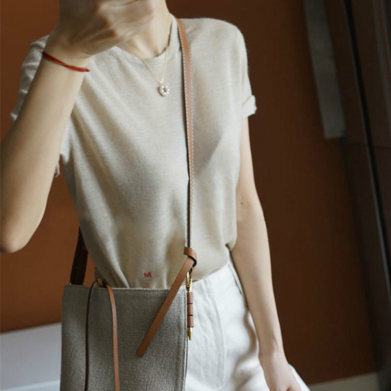 人间太值得！ 丝丝柔滑精纺纯山羊绒短袖女T恤圆领纯羊绒衫毛衣,女装/女士精品,羊绒衫,淘宝优惠券,粉丝福利购,淘宝优惠卷