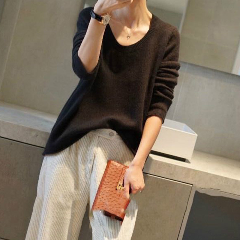 别犹豫了 简约不失别致感 气质大圆领100%羊绒衫女纯羊绒毛衣慵懒,女装/女士精品,羊绒衫,淘宝优惠券,粉丝福利购,淘宝优惠卷