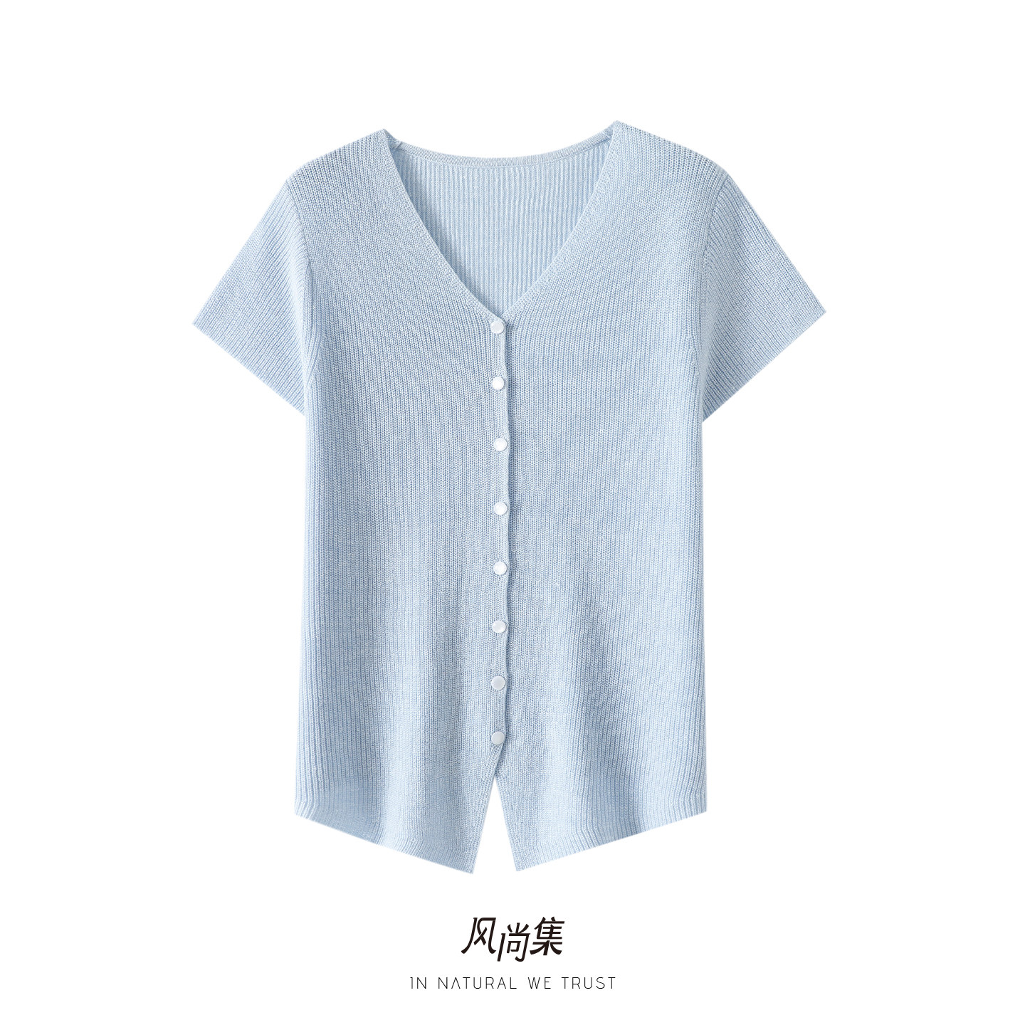风尚集官方高端亚麻羊毛衫女