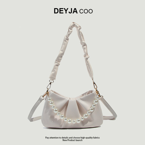 DEYJACOO高级感珍珠腋下云朵包