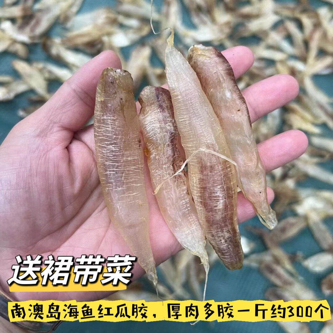 红瓜鱼胶干货豆仁胶鱼肚黄花鱼胶花胶/鱼胶及其制品