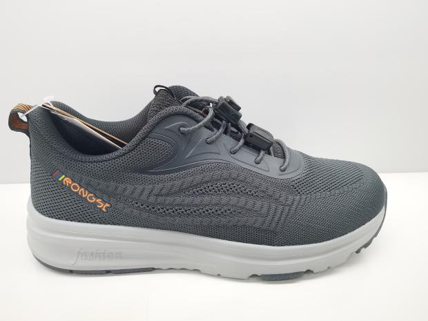 荣仕健康鞋秋双网飞织3680男女5318加厚超轻底套脚鞋运动休闲