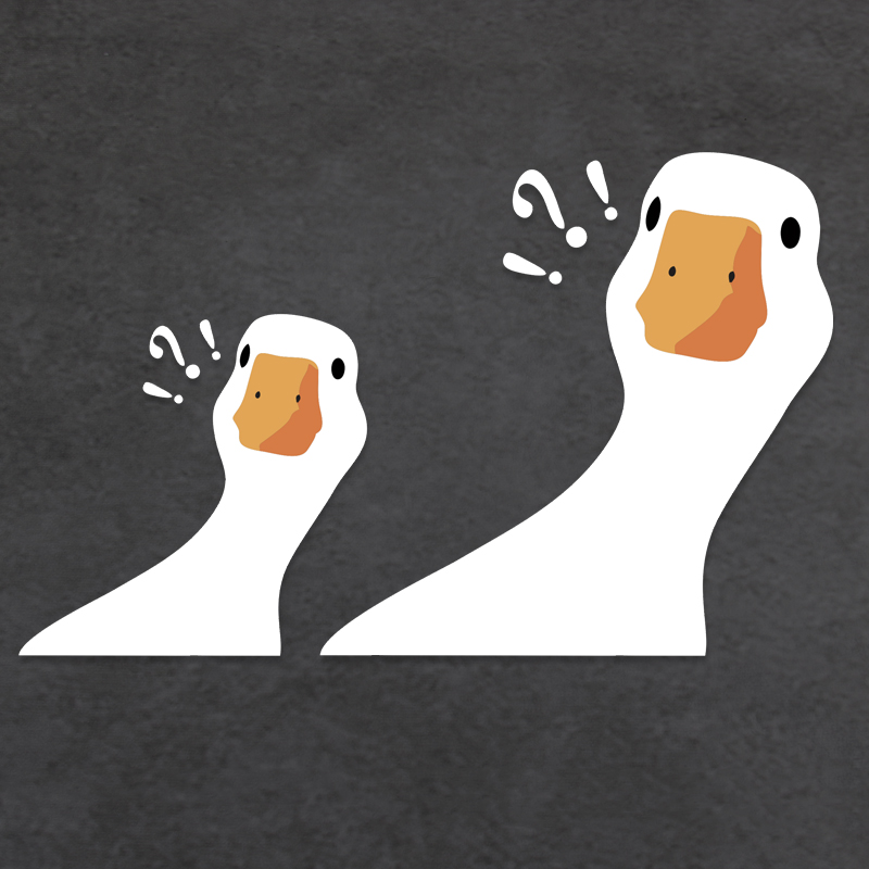 娇呵贴纸车身个性创意问号