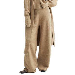 highday轩日2025春秋新款高腰慵懒风休闲裤女洋气拖地裤阔腿长裤