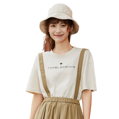 轩日短袖圆领小爱心T恤