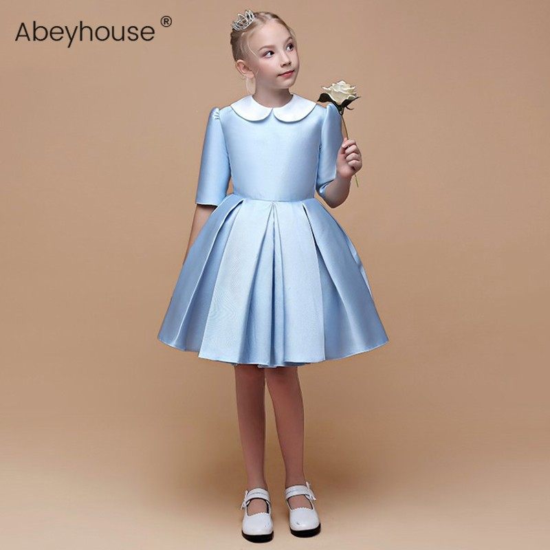 复古风公主裙半袖主持礼服主持裙