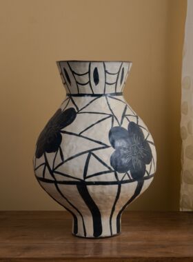 Y1008-3 景德镇陶瓷花器室内桌面摆件