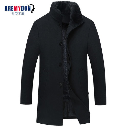 海宁尼克服貂内胆立领貂皮大衣