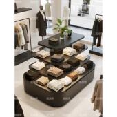 包店铺中间展示台 店道具陈列柜鞋 双面服装 店流水台商场中岛台女装