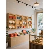 定制面包店展示台蛋糕货架茶叶展示柜便利店中岛柜糕点产品陈列柜