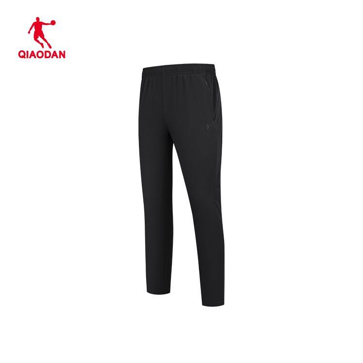 乔丹梭织长裤男2025冬季加绒保暖综训通勤休闲运动裤QDEYK3254070