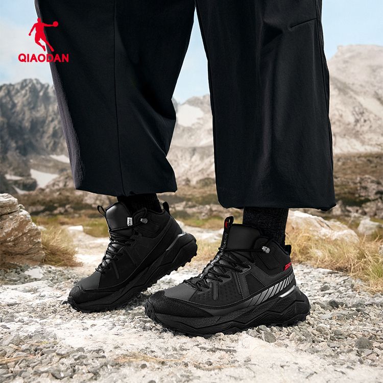 越凛2.0乔丹男户外棉鞋冬季加绒保暖徒步防滑运动鞋QDG193254903