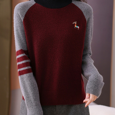 半高领毛衣女款2025新款爆款