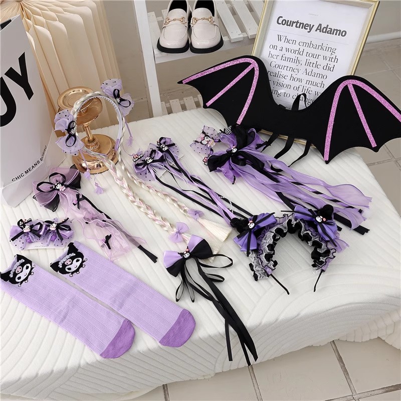 儿童库洛米服装配饰cosplay女童发箍，手杖，翅膀，项链服装搭配