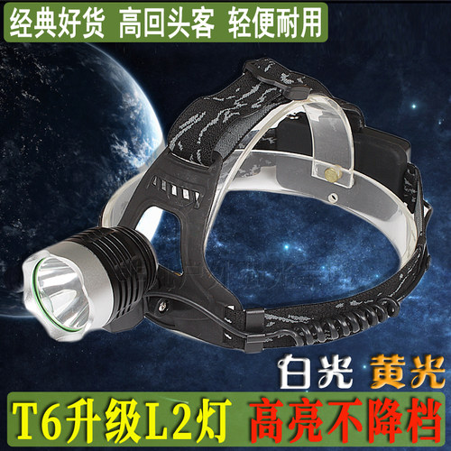 T6L2防水头戴式手电筒