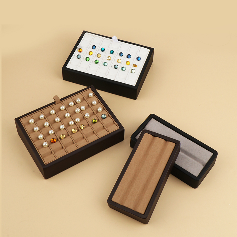 珠宝收纳盒戒面裸石盒宝石盒子