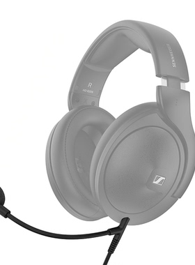 森海塞尔HD500BAM原厂带麦线材HD505/HD550/HD599/HD560S/HD620S带麦线升级线耳机线 带线控麦克开关游戏耳机