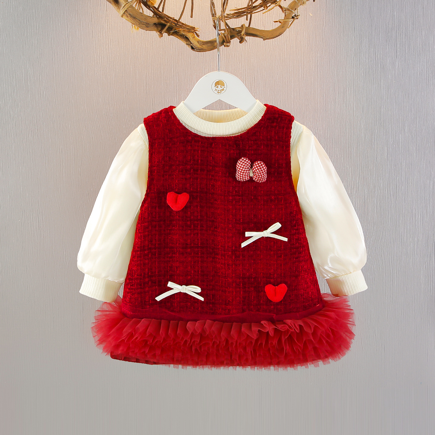 女童公主裙两件套春秋新款裙套装