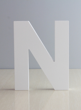 创意欧式英文字母摆件大号白色服装店餐厅收银台隔板装饰婚宴摆台