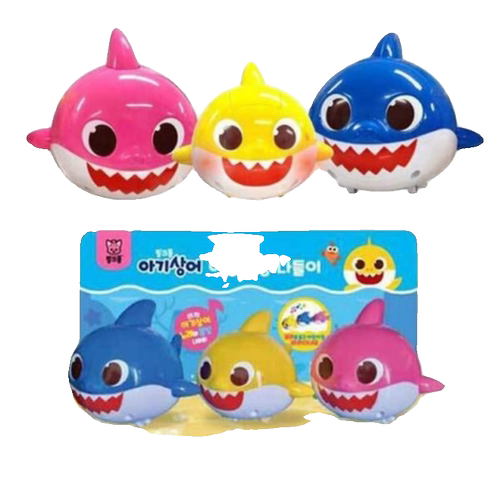 babyshark鲨鱼宝宝家族磁力行走灯光音乐小公仔早教益智玩具