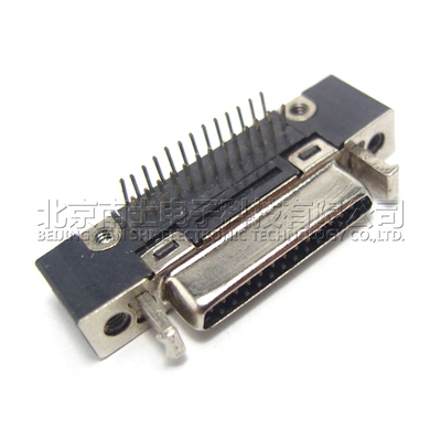 原装VHDCI V26连接器 SCSI焊板MINI母座 小26P弯脚 1.0MM插座CN型