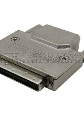 原装VHDCI V68连接器SCSI公头MINI小68P铁壳金属外壳压线式刺破式