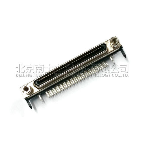 原装VHDCI V68连接器 SCSI焊板MINI母座 小68P弯脚 0.8MM插座CN型