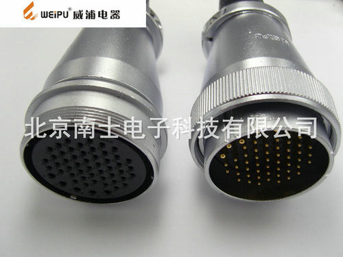 WEIPU 威浦 WS55 53芯 航空插头 对接插座 55mm WS55K53ZQ J53TQ