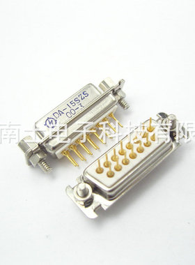 高品质 车针 DP15母头/孔 镀金DB15接头实心针直脚直针插板焊板式