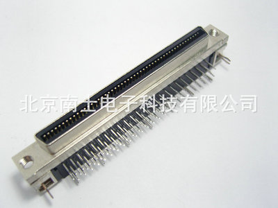 3M代替品伺服连接器 100P 母头 焊板 弯脚 SCSI连接器 插座 CN型