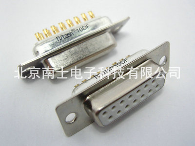 精工南士 DB15母头 DB15孔 DB15接头 镀金D-sub传统型 焊线式白胶