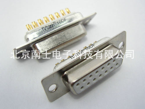 精工南士 DB15母头 DB15孔 DB15接头 镀金D-sub传统型 焊线式白胶