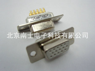 镀金接头 VGA接口 精工南士 焊线式 DB15孔 sub传统 HDB15母头