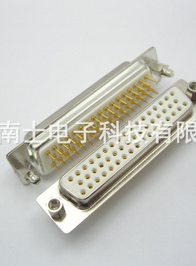 台湾车针铆鱼叉HDP44母头DP44孔DB44镀金接头直脚直针插板焊板式