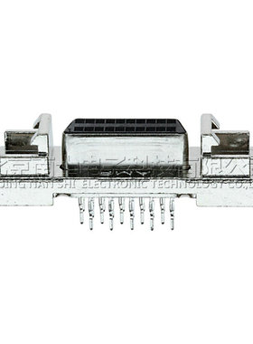 AMP SCSI 20P MDR 母头 直插 焊板式 HPDB68 针式DB型 插座带耳