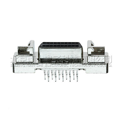 AMP SCSI 20P MDR 母头 直插 焊板式 HPDB68 针式DB型 插座带耳