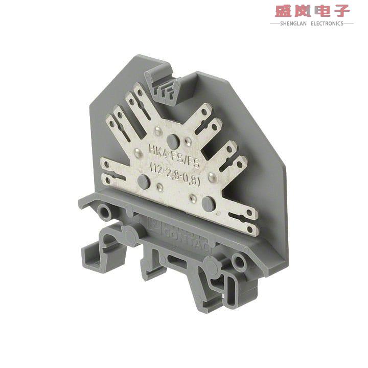 原装正品2017224[CONN TERM BLK FEED THROUGH GRAY]