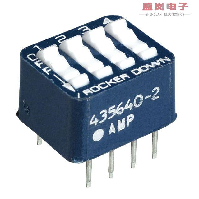 原装正品5435640-2[SWITCH ROCKER DIP SPST 60MA 5V]